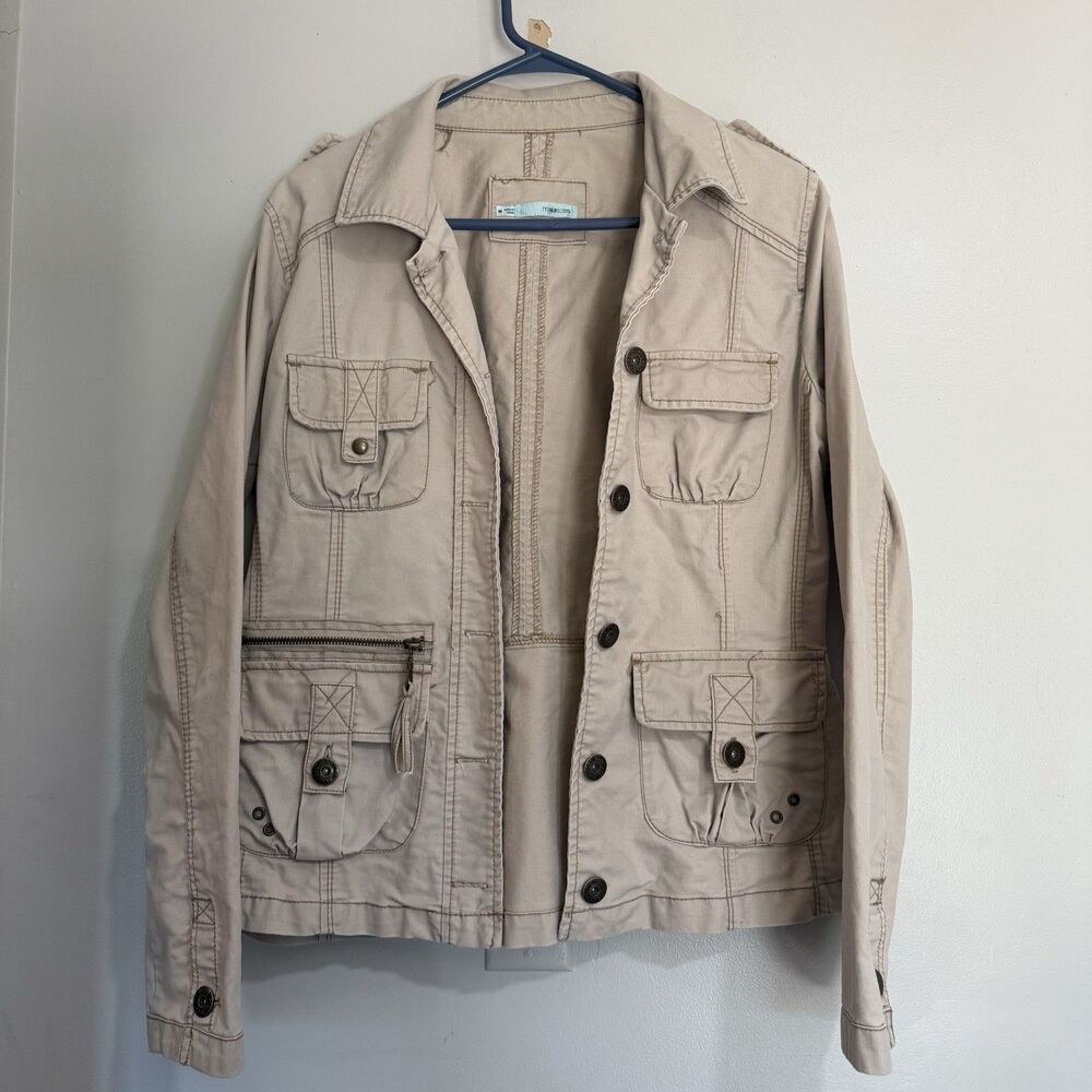 Maurices junior's Medium Fitted button-up utility jacket
